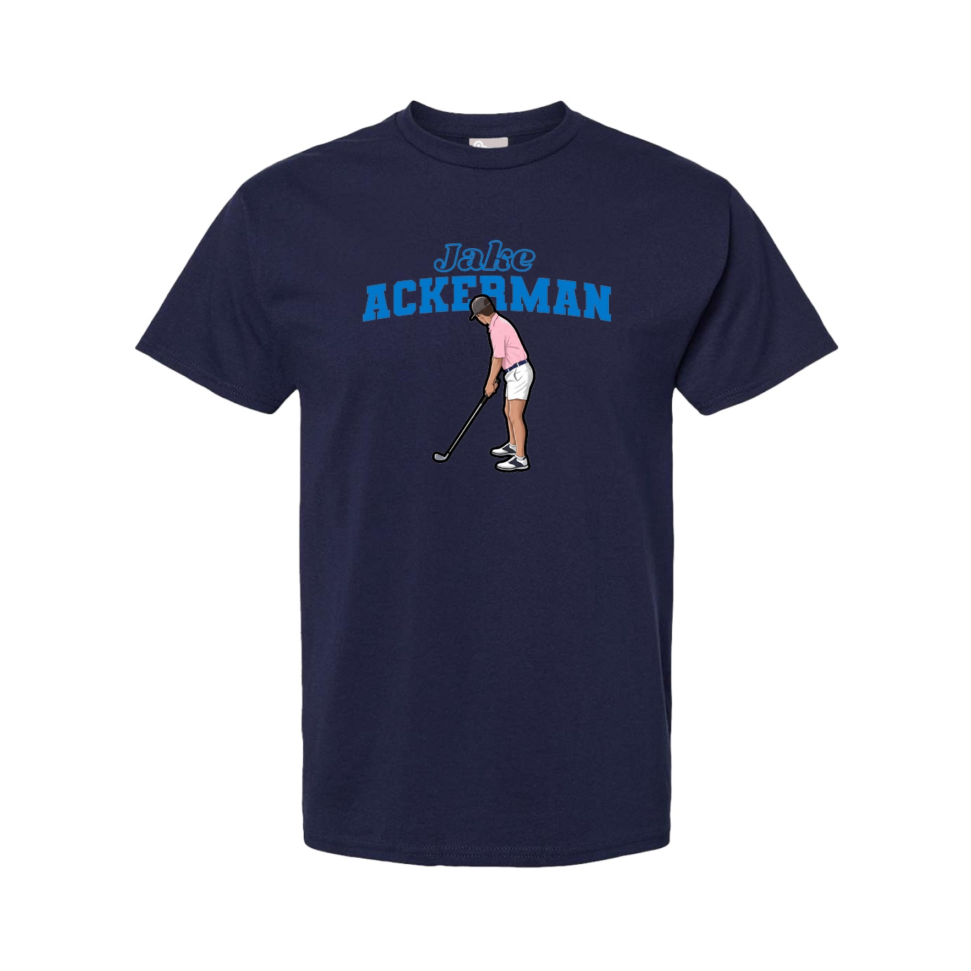 Youth Tee — Name Arch in Navy