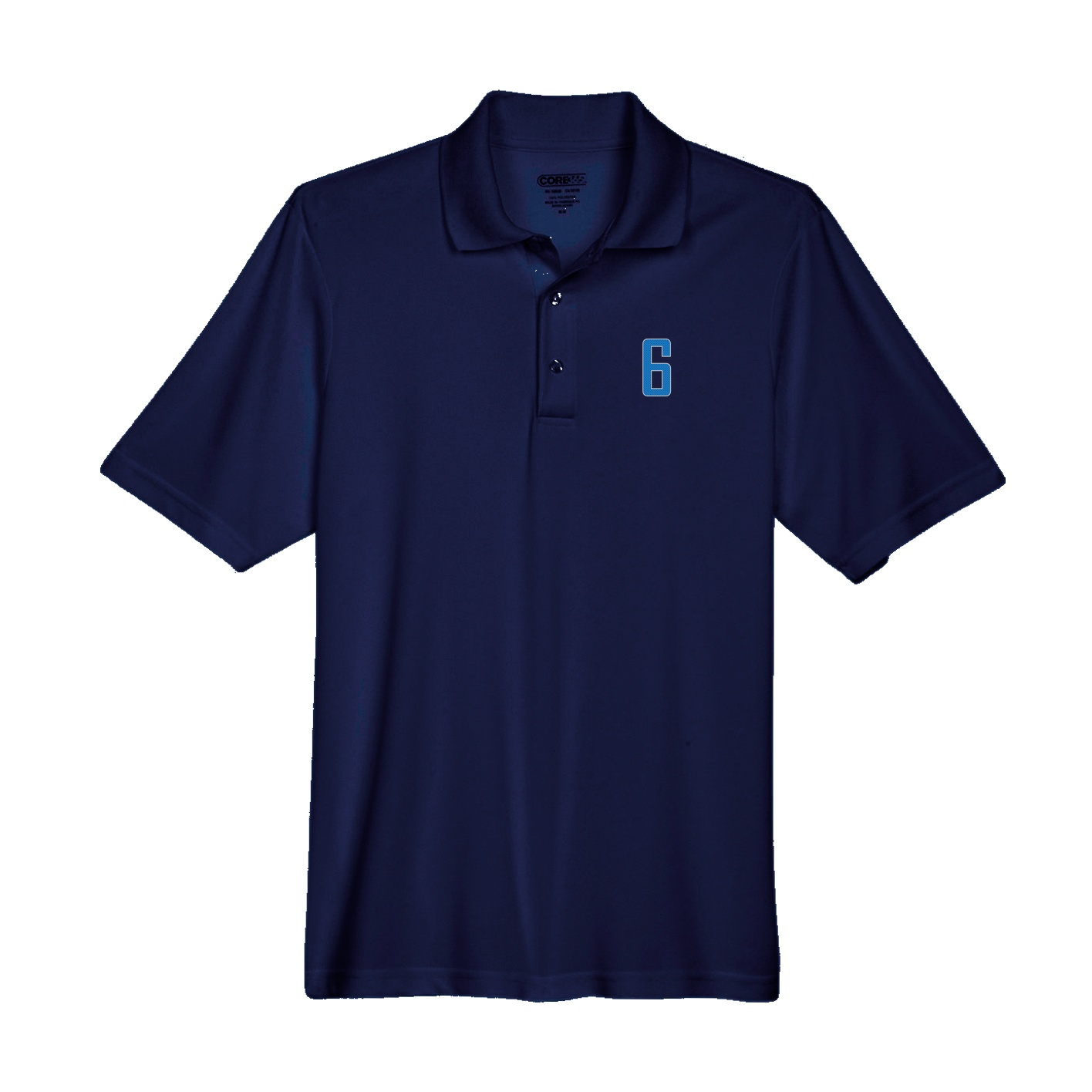 Performance Polo — Front Shirsy in Navy