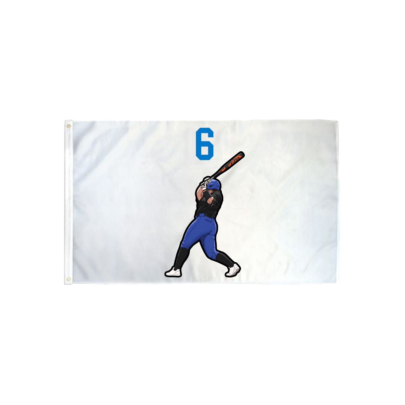 3x5 Flag — Number Top in Classic