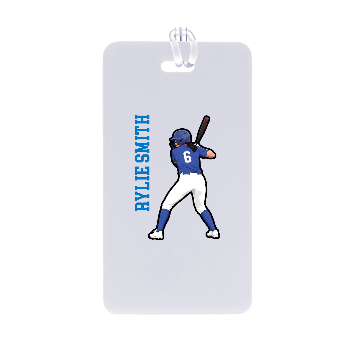 Bag Tag — Name Vertical in Classic