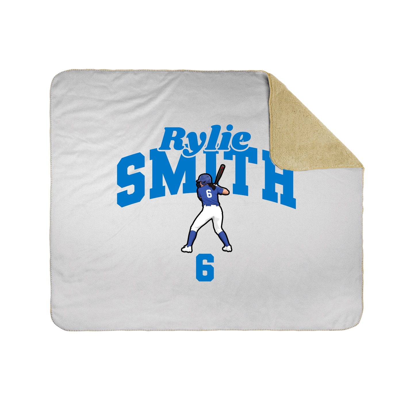 Throw Blanket — Signature Arch in White