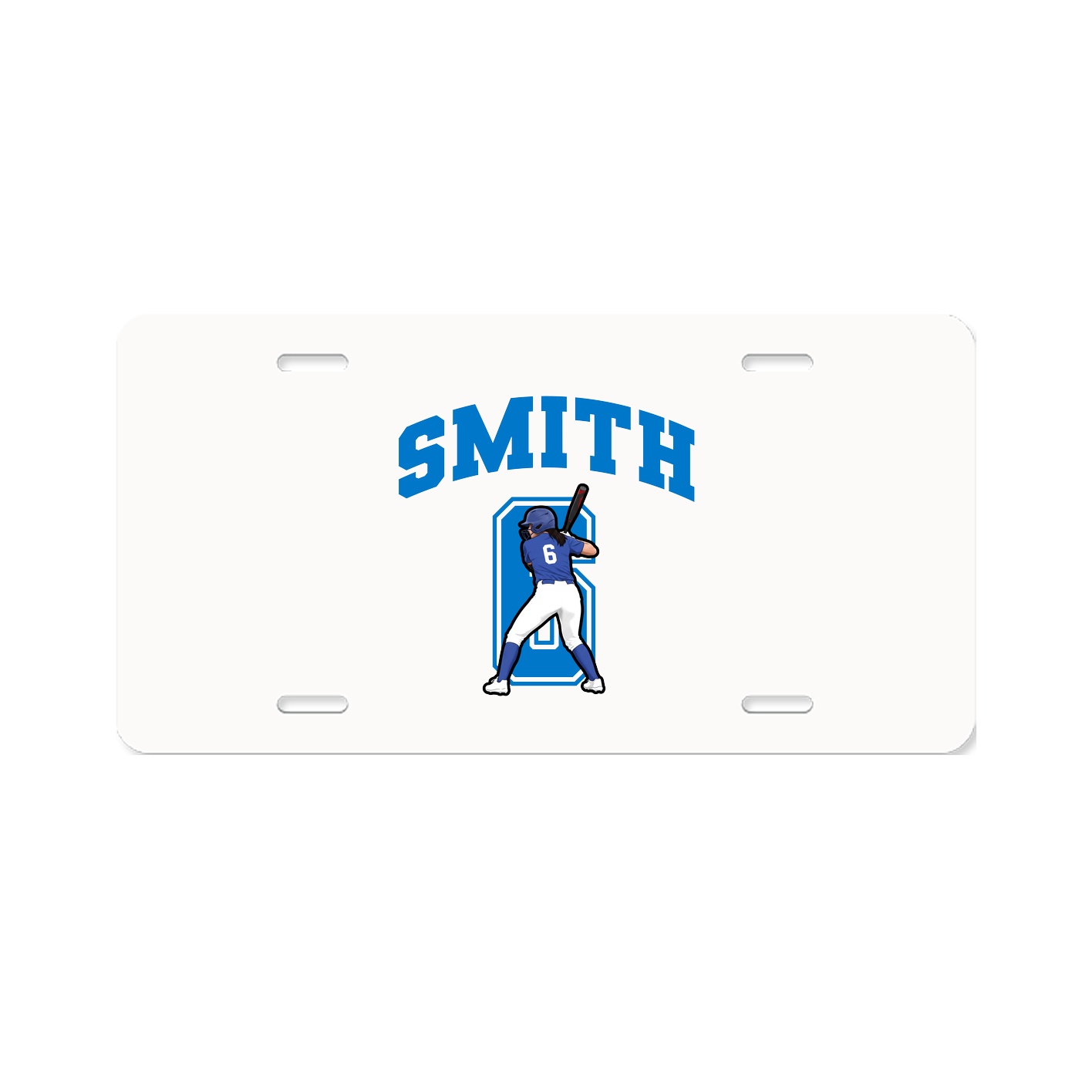 License Plate — Number in Classic