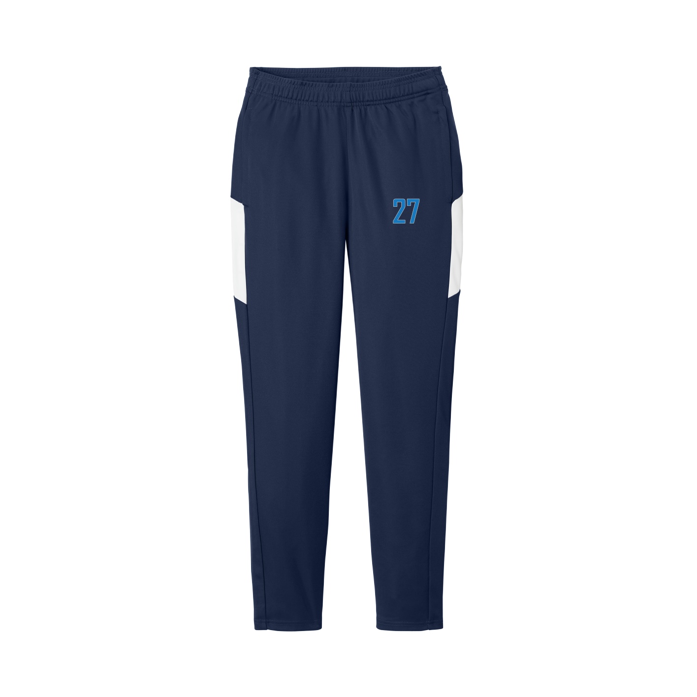 Women's Team Travel Pant — Front Shirsy in Navy/White