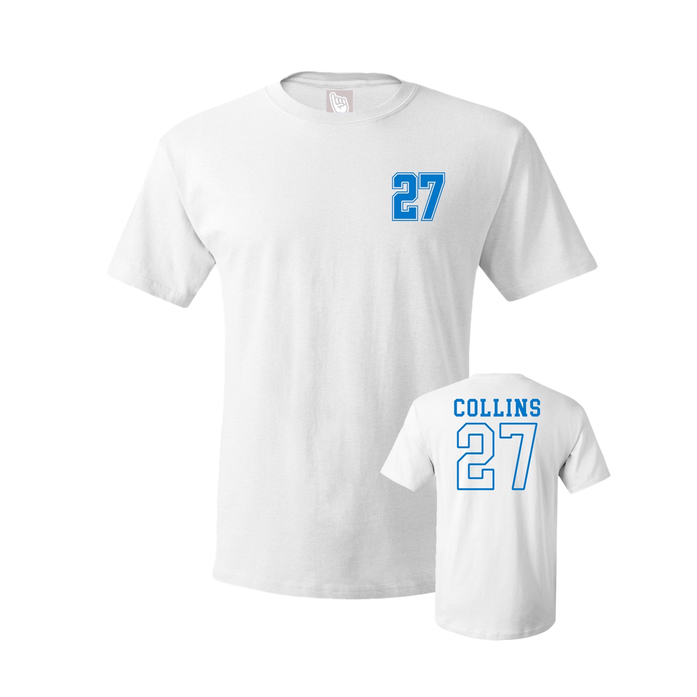 Tee — Chest Back in White