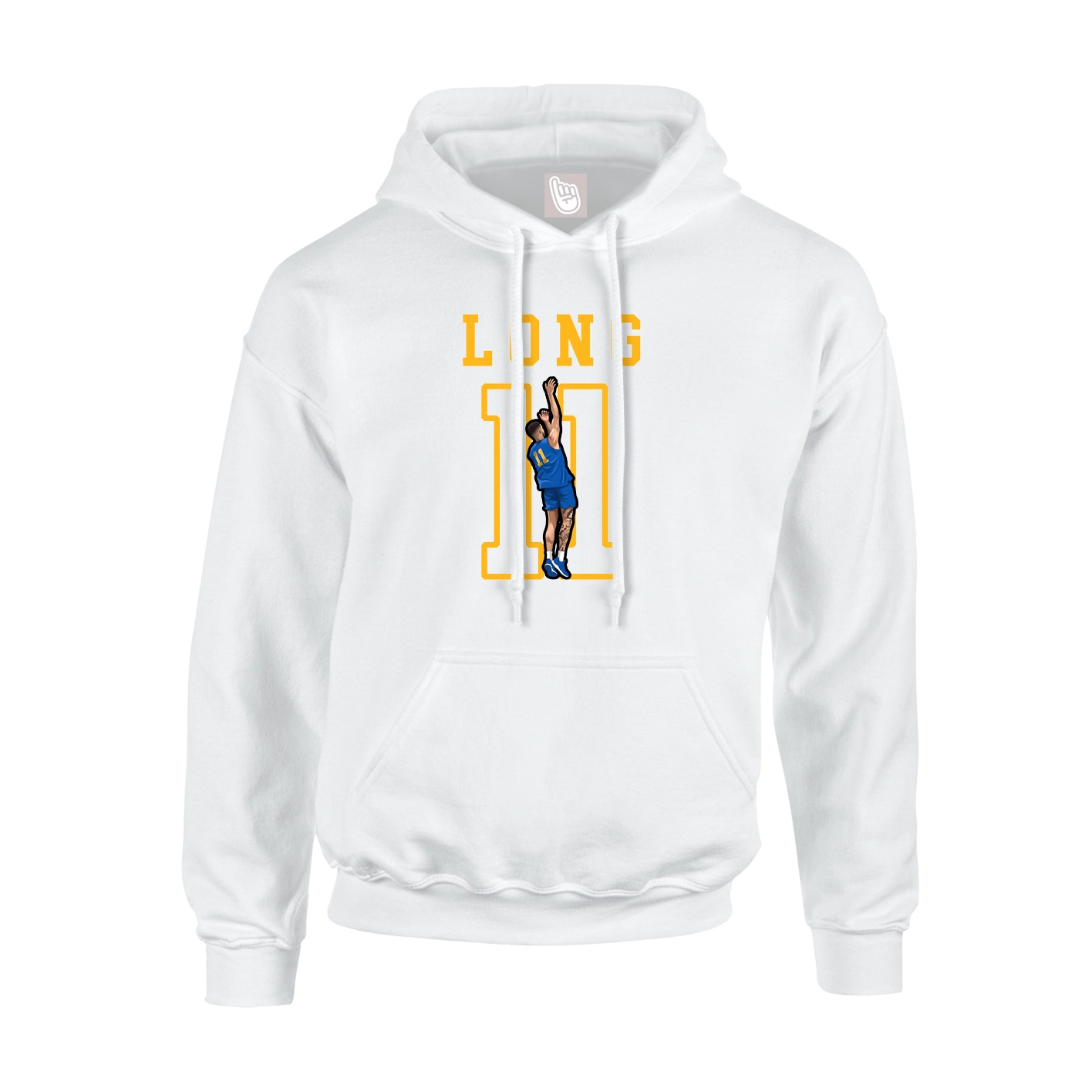 Hoodie — Shirsey in White