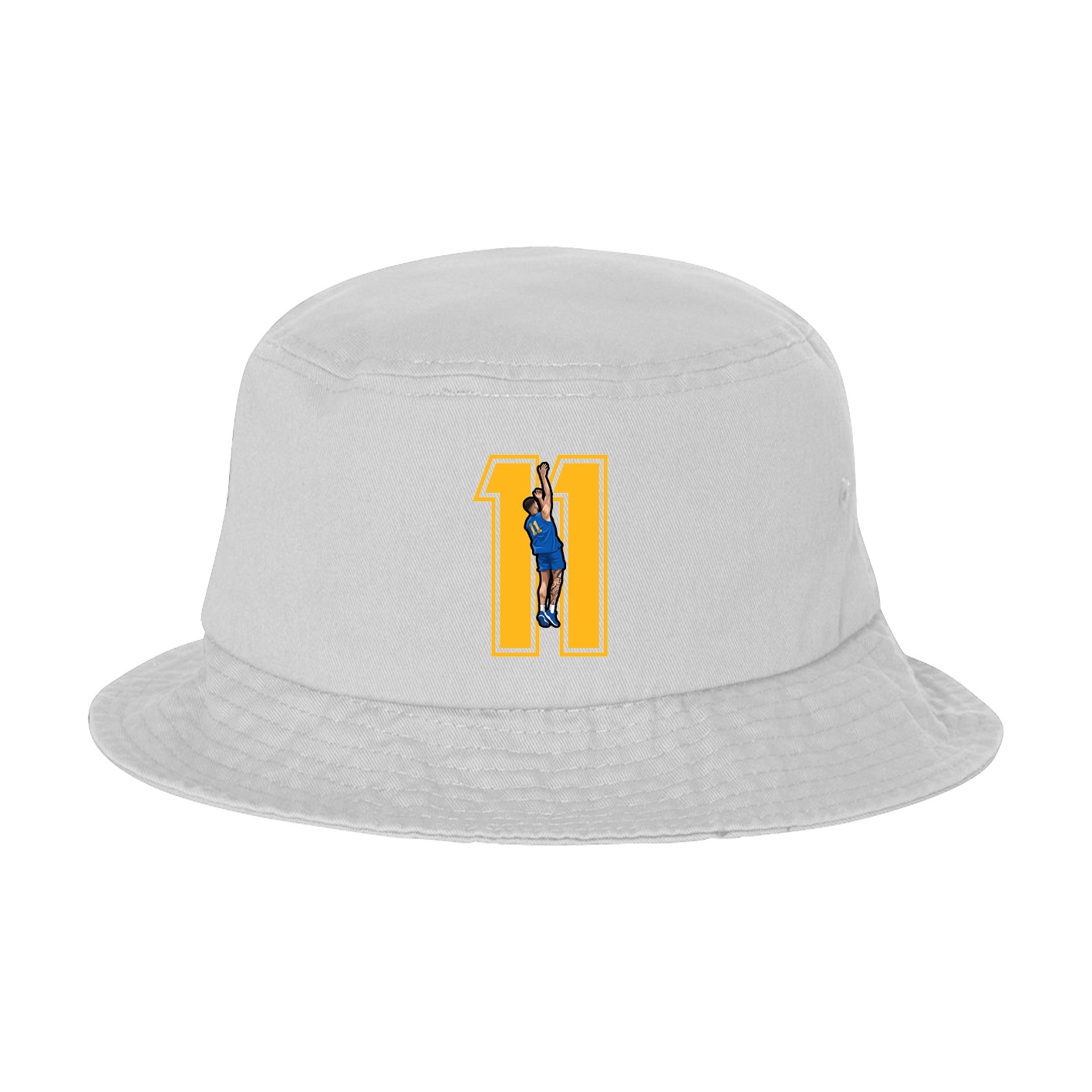 Bucket Cap — Number in White