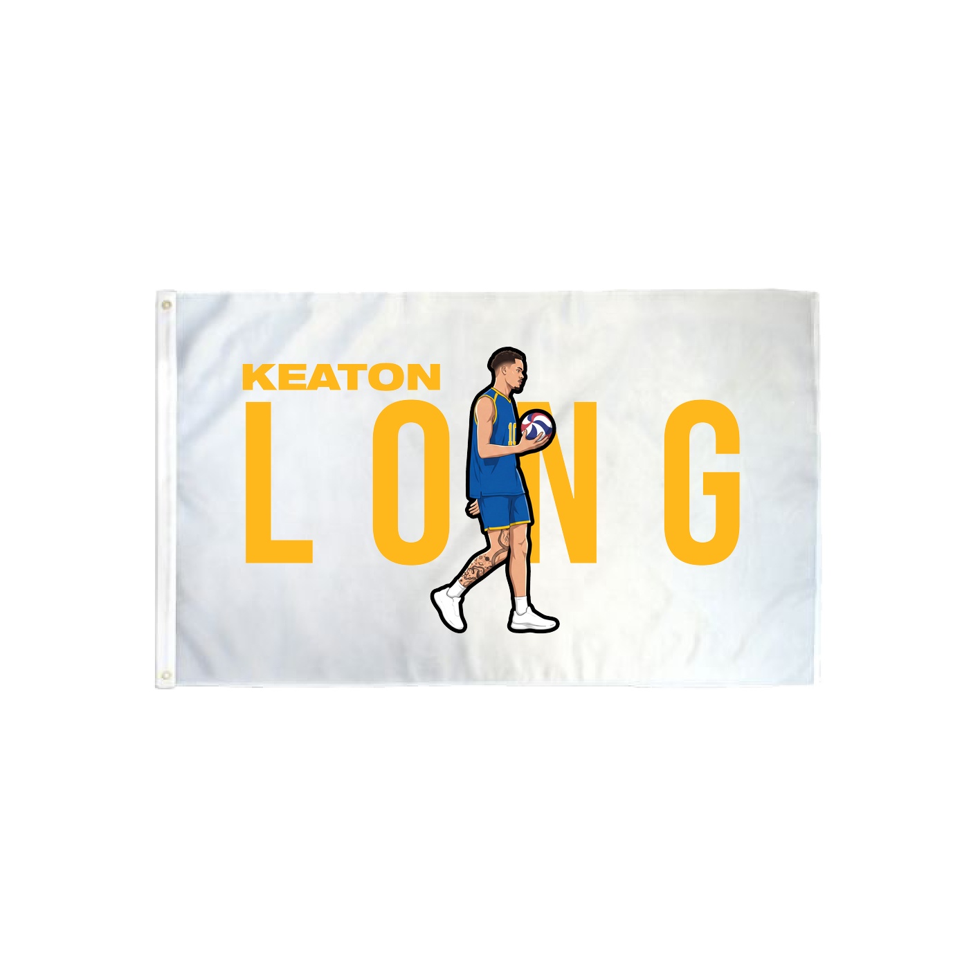 3x5 Flag — Player Name in Classic