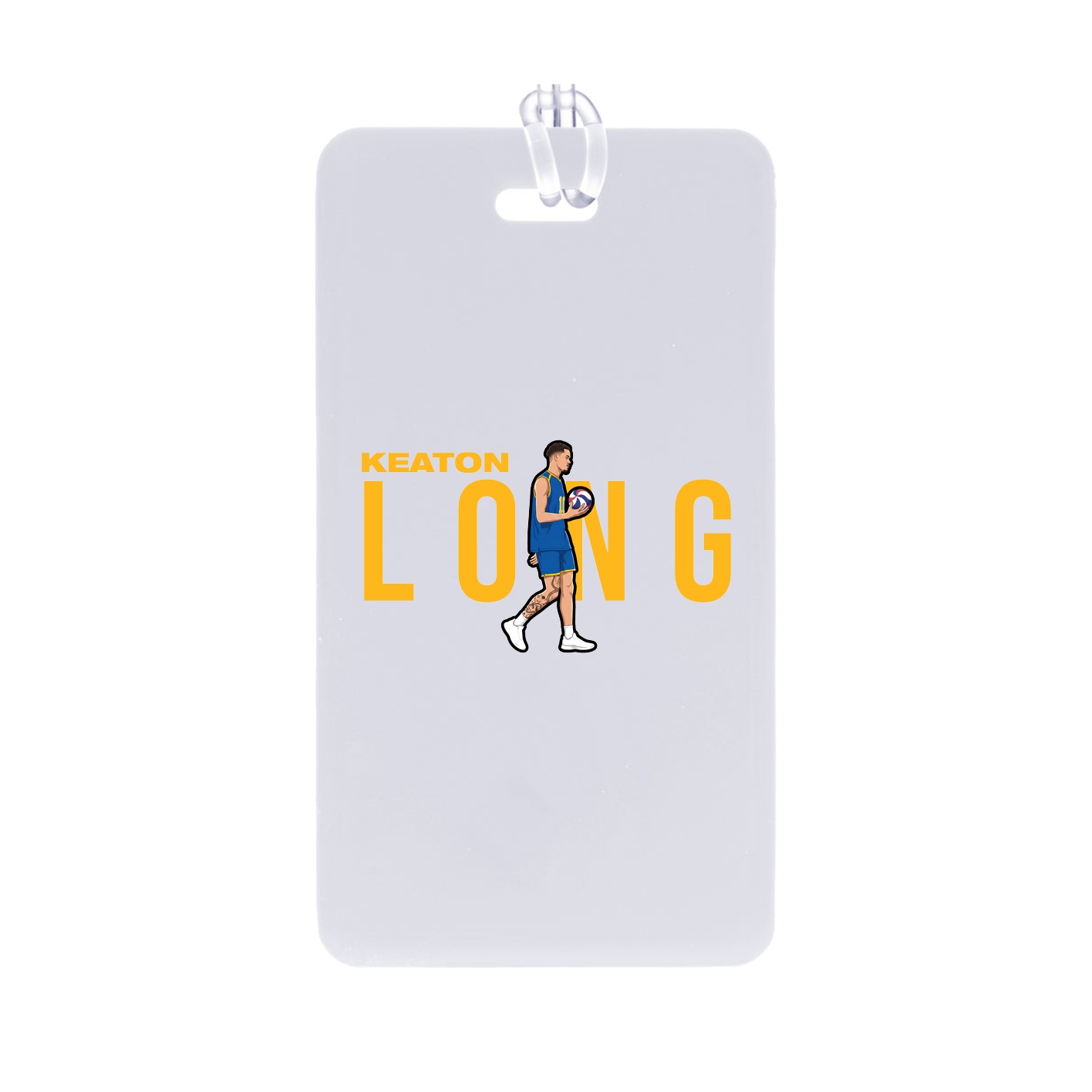 Bag Tag — Player Name in Classic