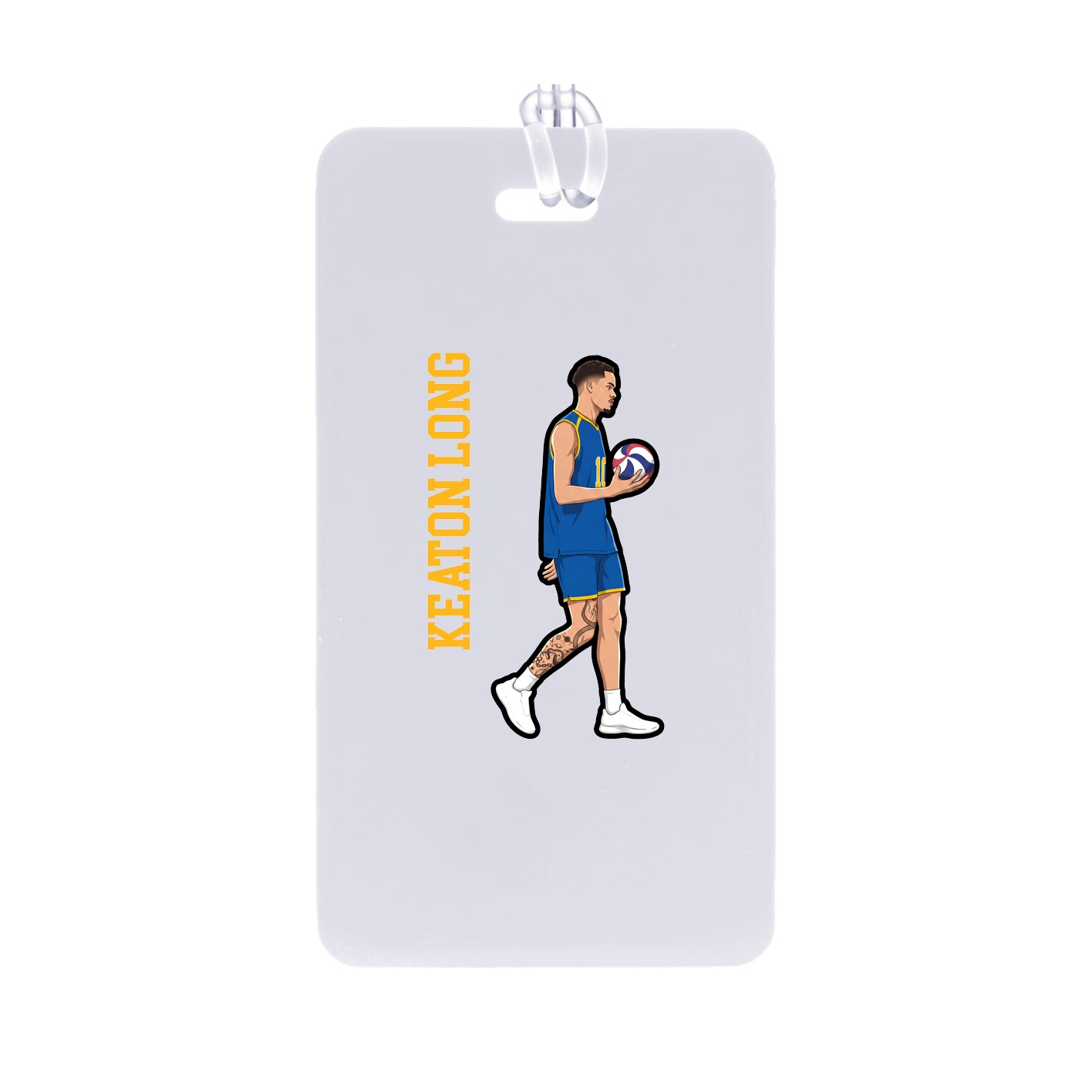 Bag Tag — Name Vertical in Classic