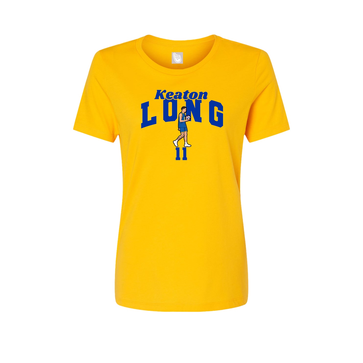 Womens Tee — Signature Arch in Gold