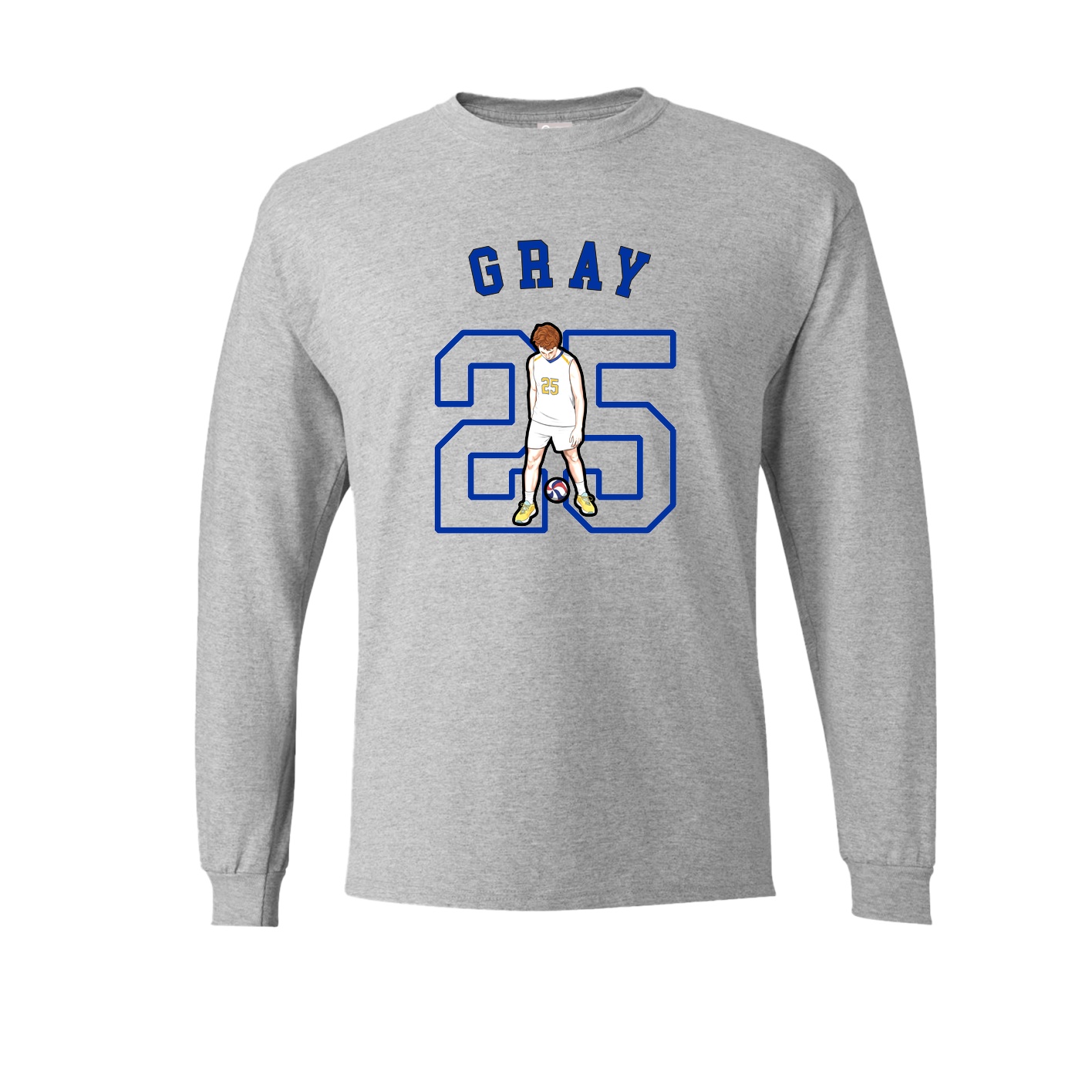 Long Sleeve Tee — Shirsey Arch in Grey