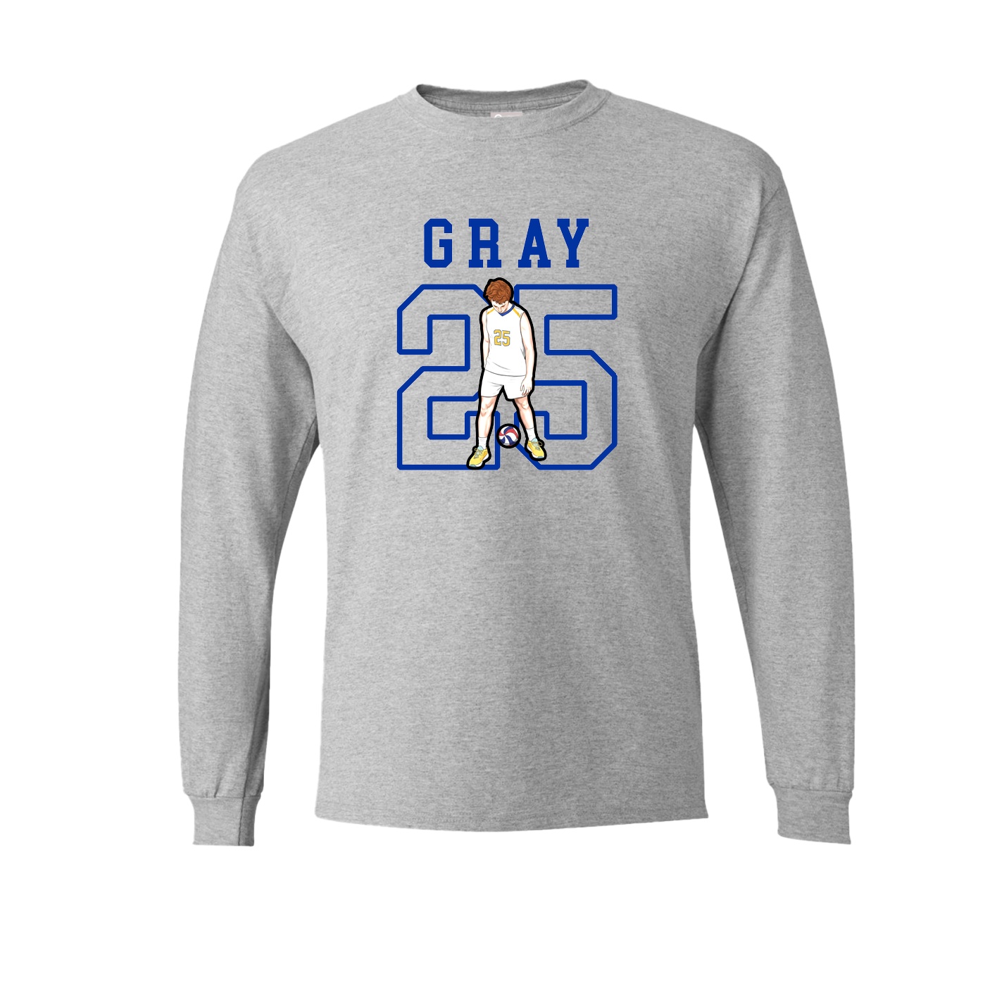 Long Sleeve Tee — Shirsey in Grey