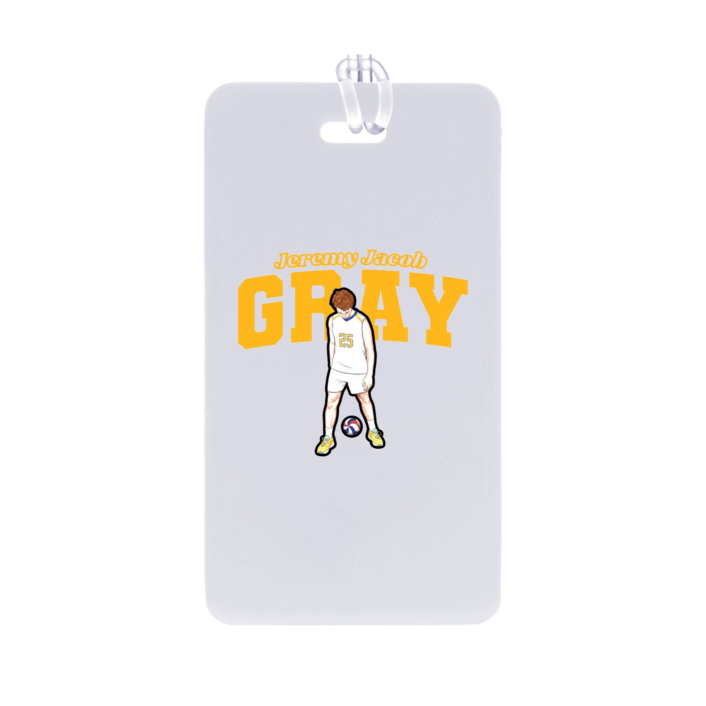 Bag Tag — Name Arch in Classic