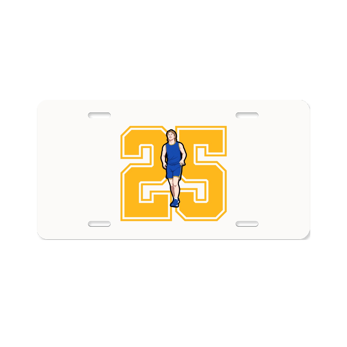License Plate — Number in Classic