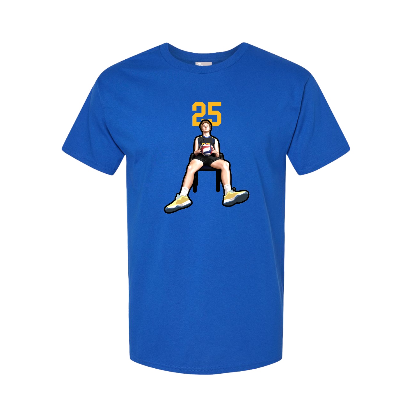 Youth Tee — Number Top in Royal