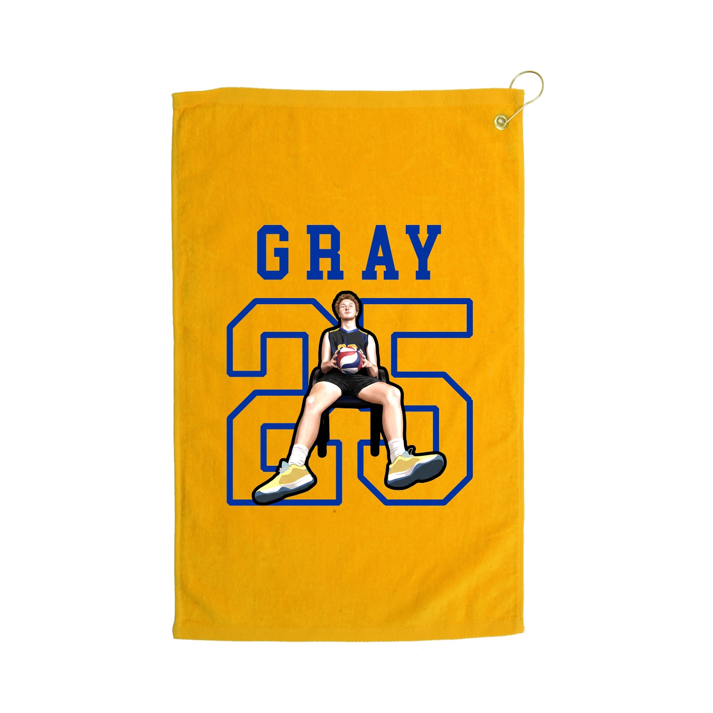 Golf Towel — Shirsey in Gold