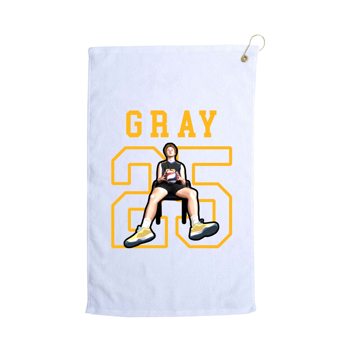 Golf Towel — Shirsey in White
