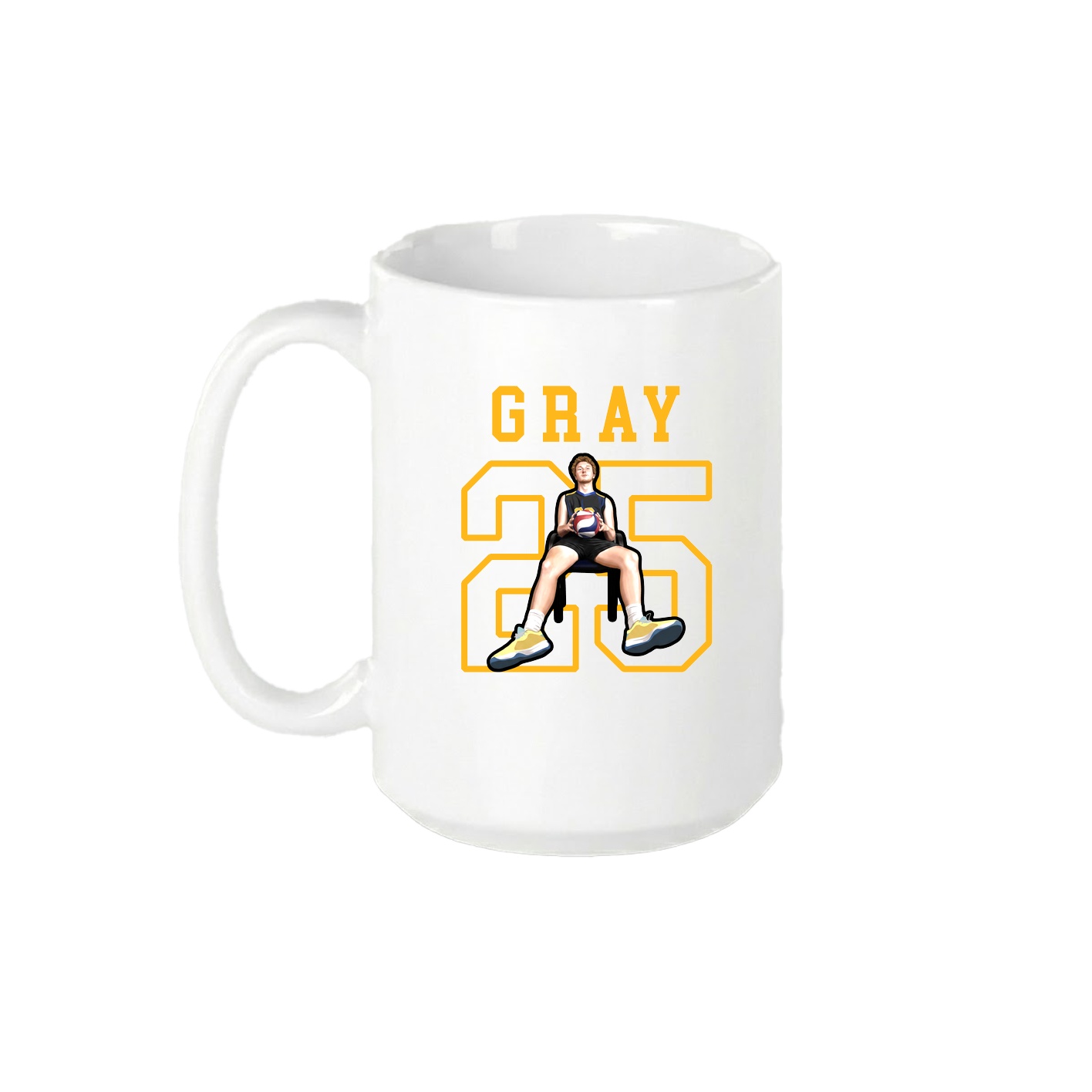 15oz Coffee Mug — Shirsey in White