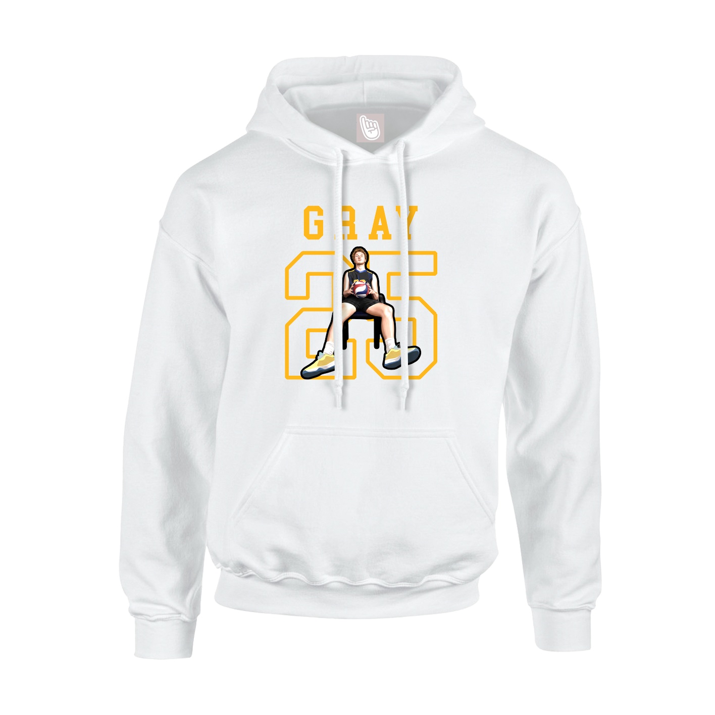Youth Hoodie — Shirsey in White