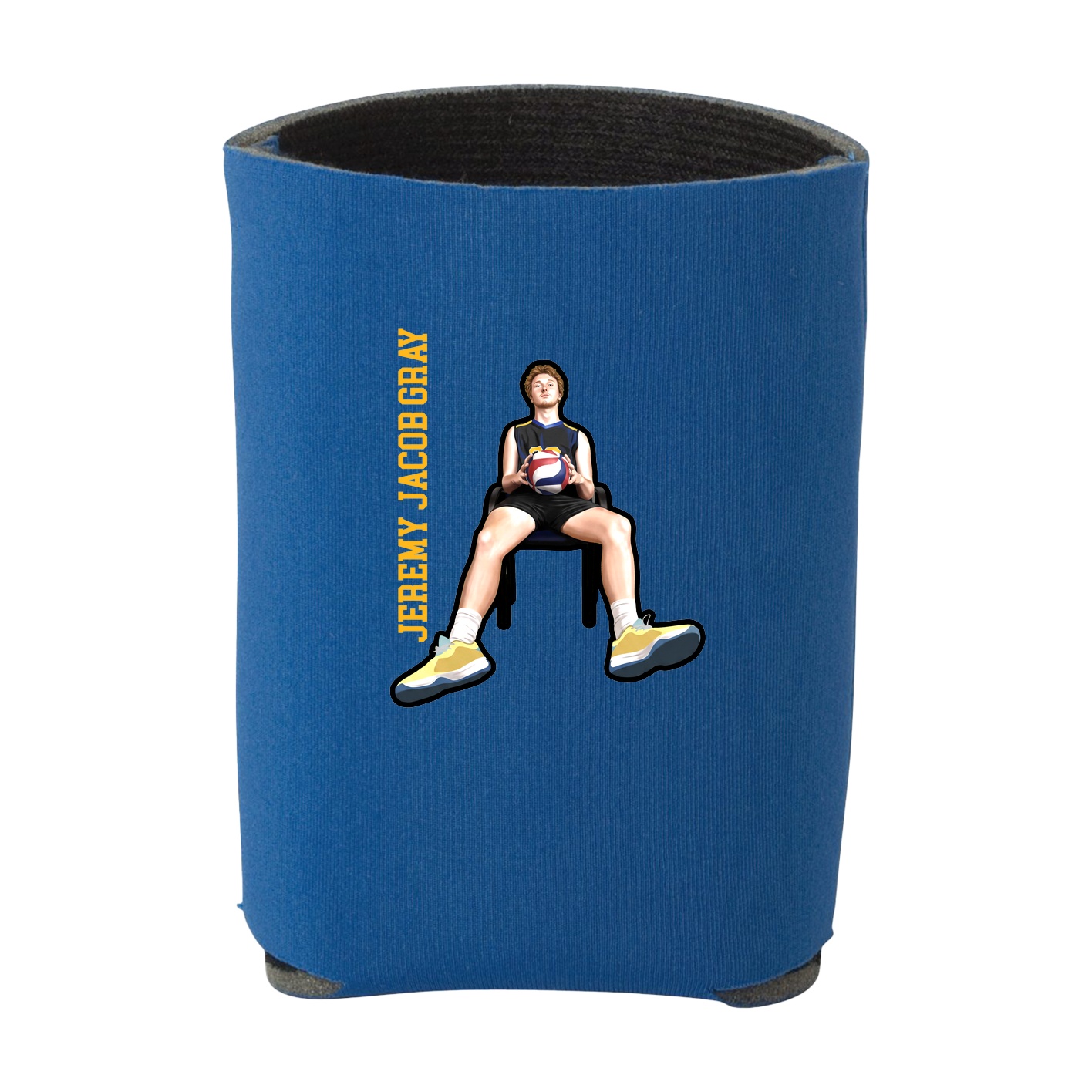 Can Holder — Name Vertical in Royal