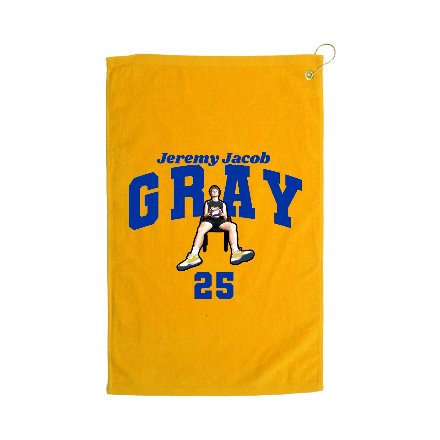 Golf Towel — Signature Arch in Gold