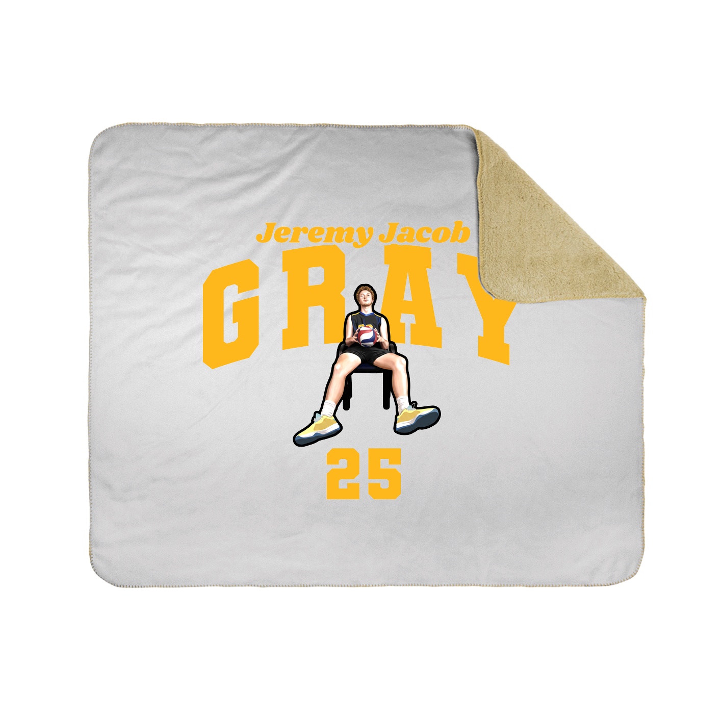 Throw Blanket — Signature Arch in White