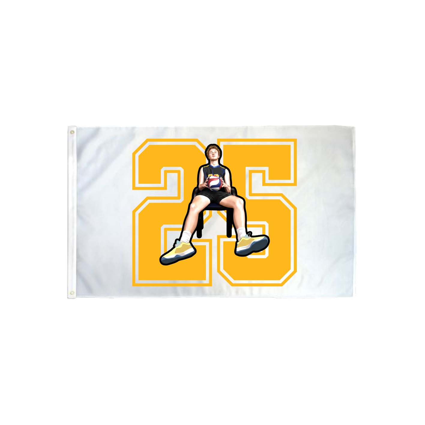 3x5 Flag — Number in Classic