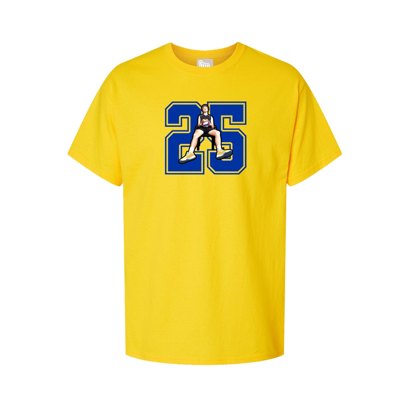 Youth Tee — Number in Gold