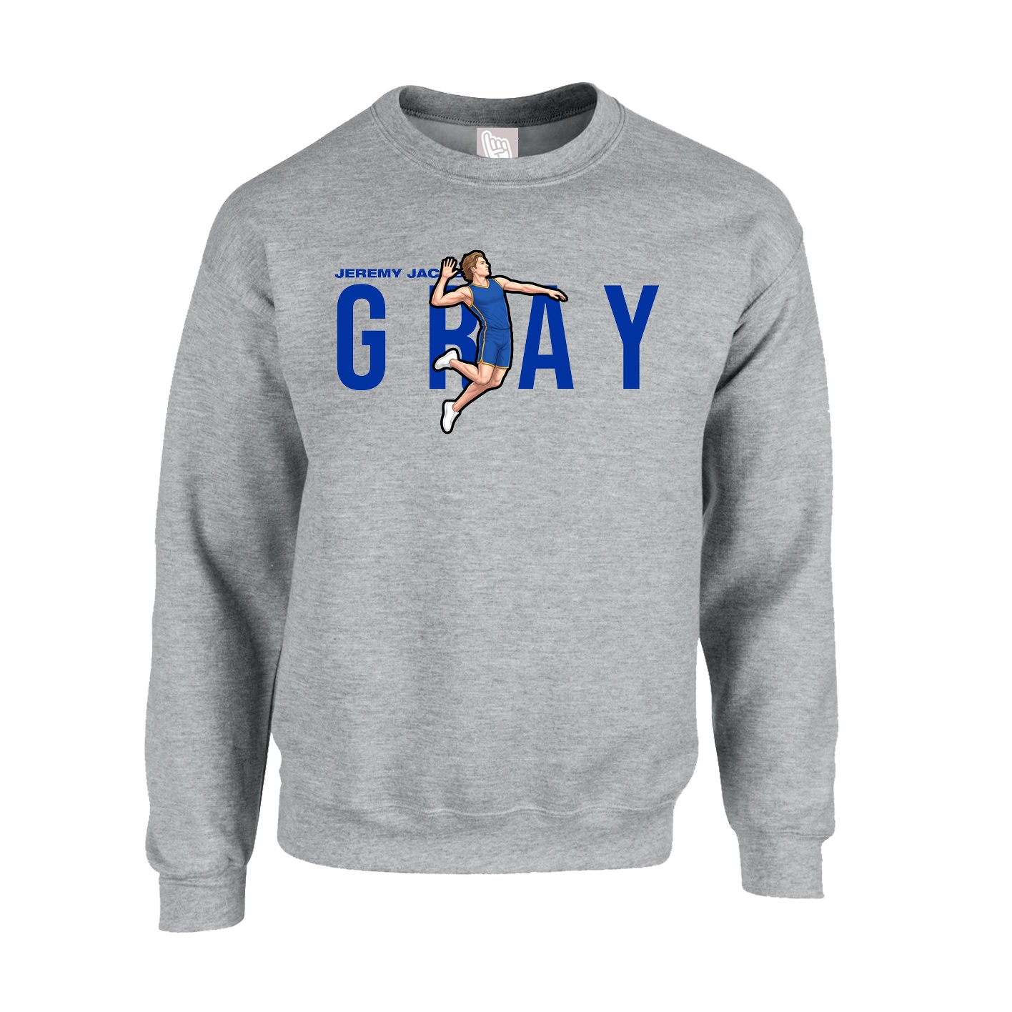 Fleece Crew — Player Name in Grey