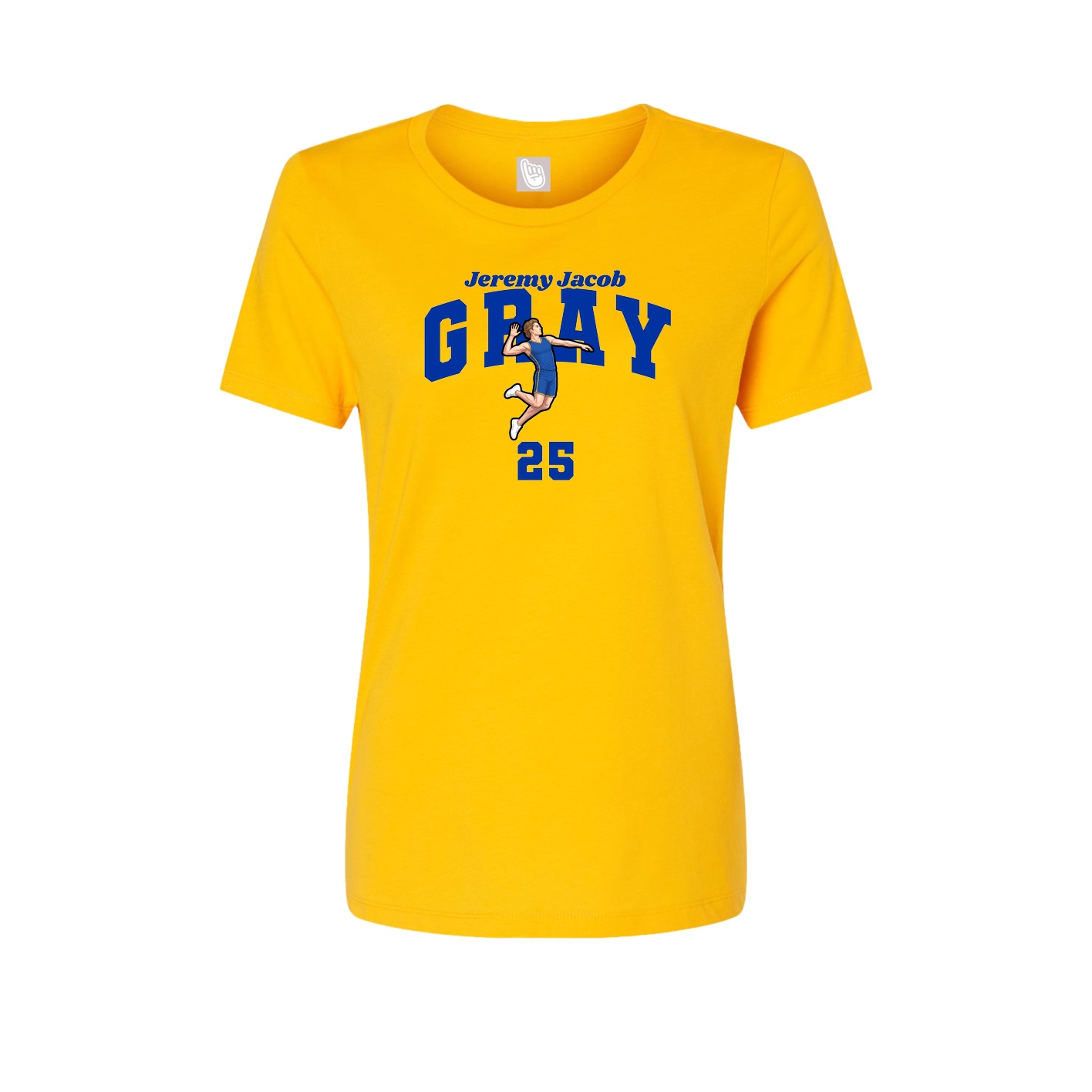 Womens Tee — Signature Arch in Gold