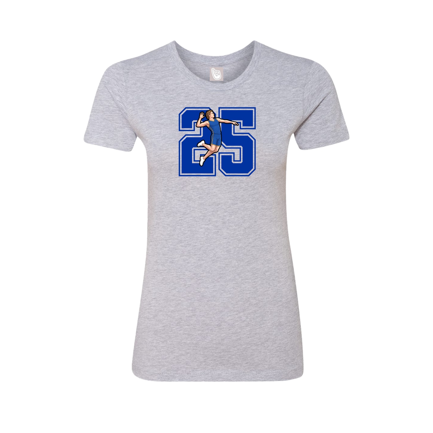 Womens Tee — Number in Grey