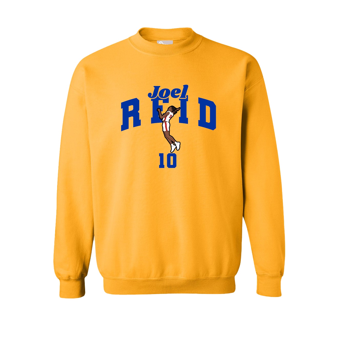 Fleece Crew — Signature Arch in Gold