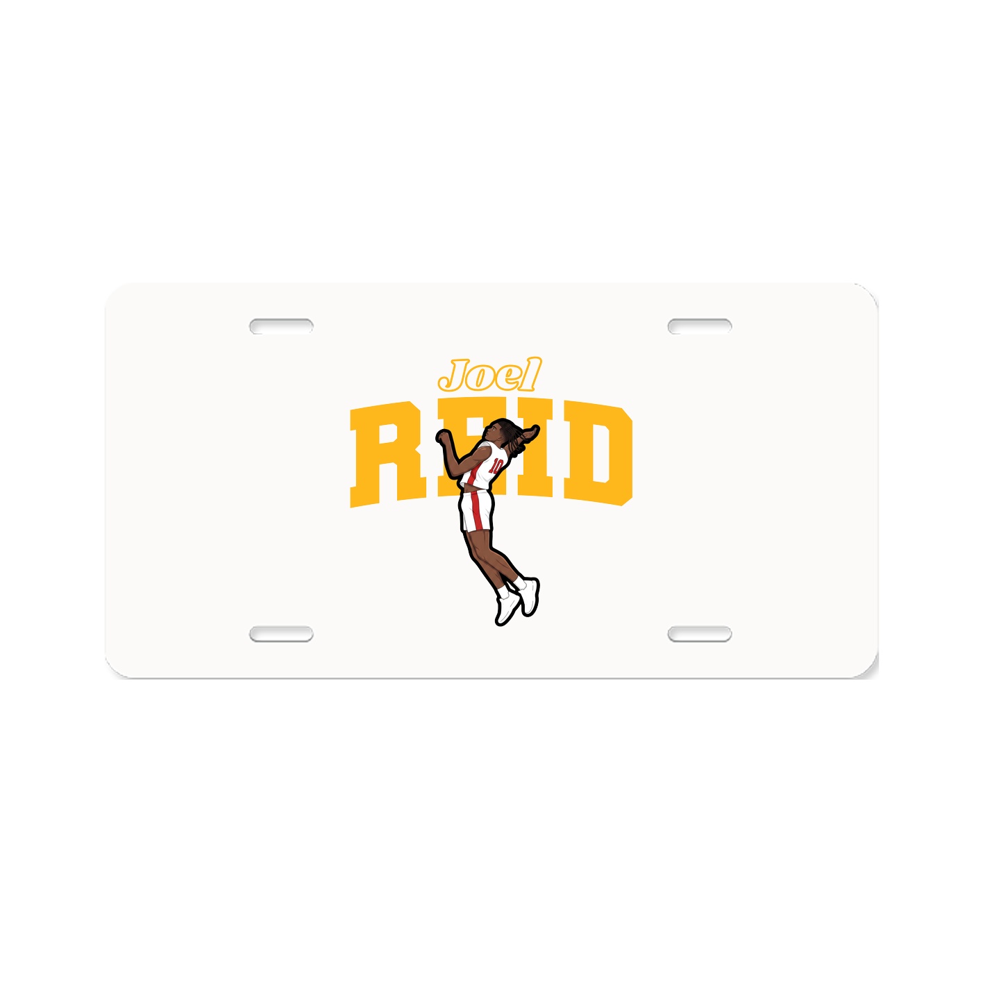 License Plate — Name Arch in Classic