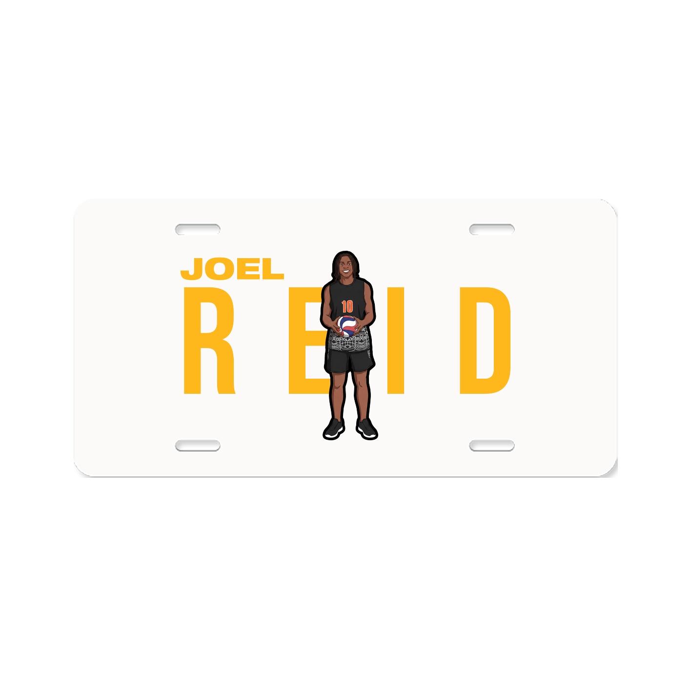 License Plate — Player Name in Classic