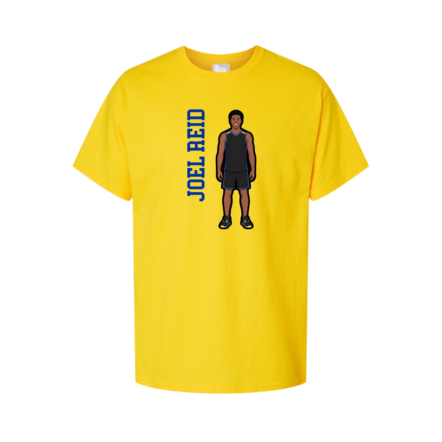 Youth Tee — Name Vertical in Gold