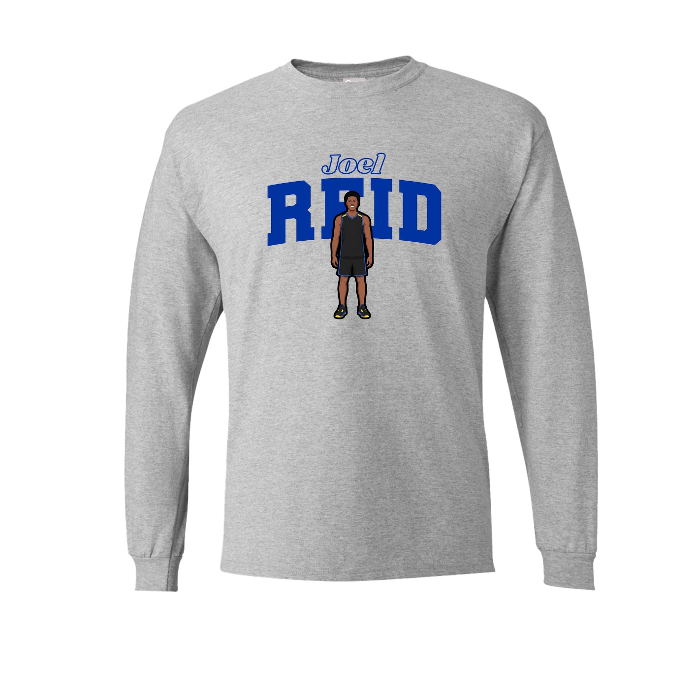 Long Sleeve Tee — Name Arch in Grey
