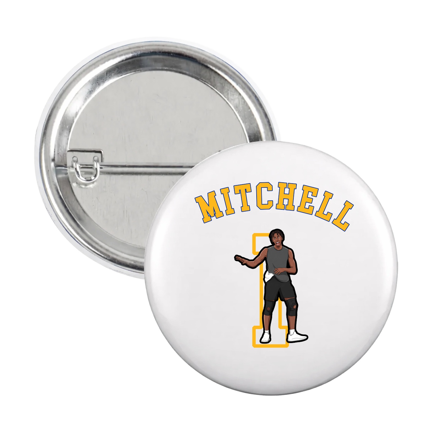 Game Day Button — Shirsey Arch in White