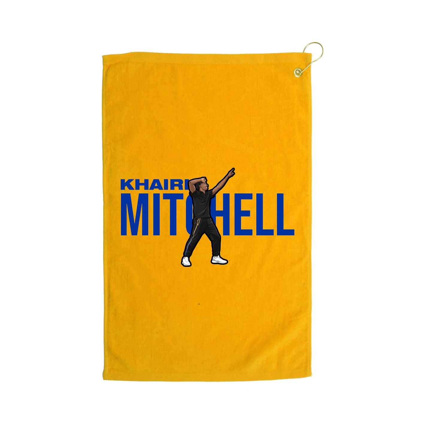Golf Towel — Player Name in Gold
