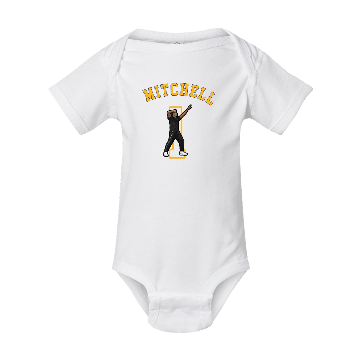Baby Onesie — Shirsey Arch in White
