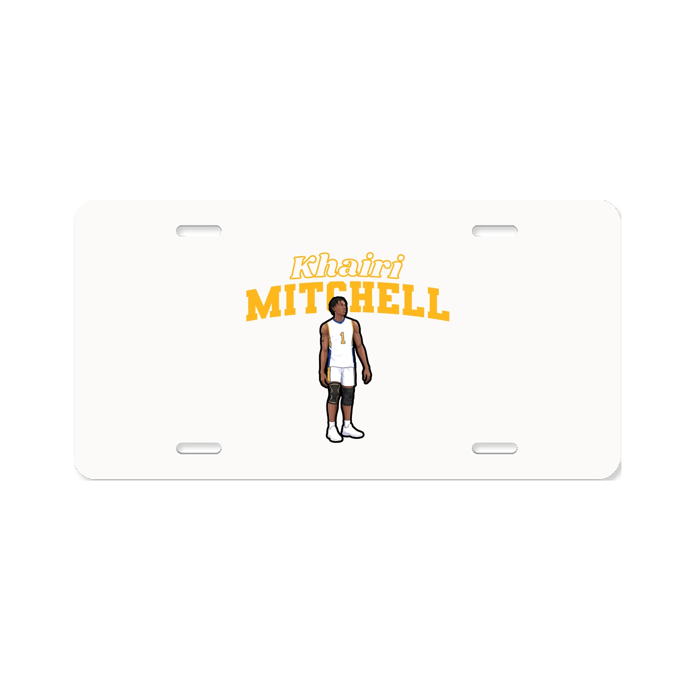 License Plate — Name Arch in Classic