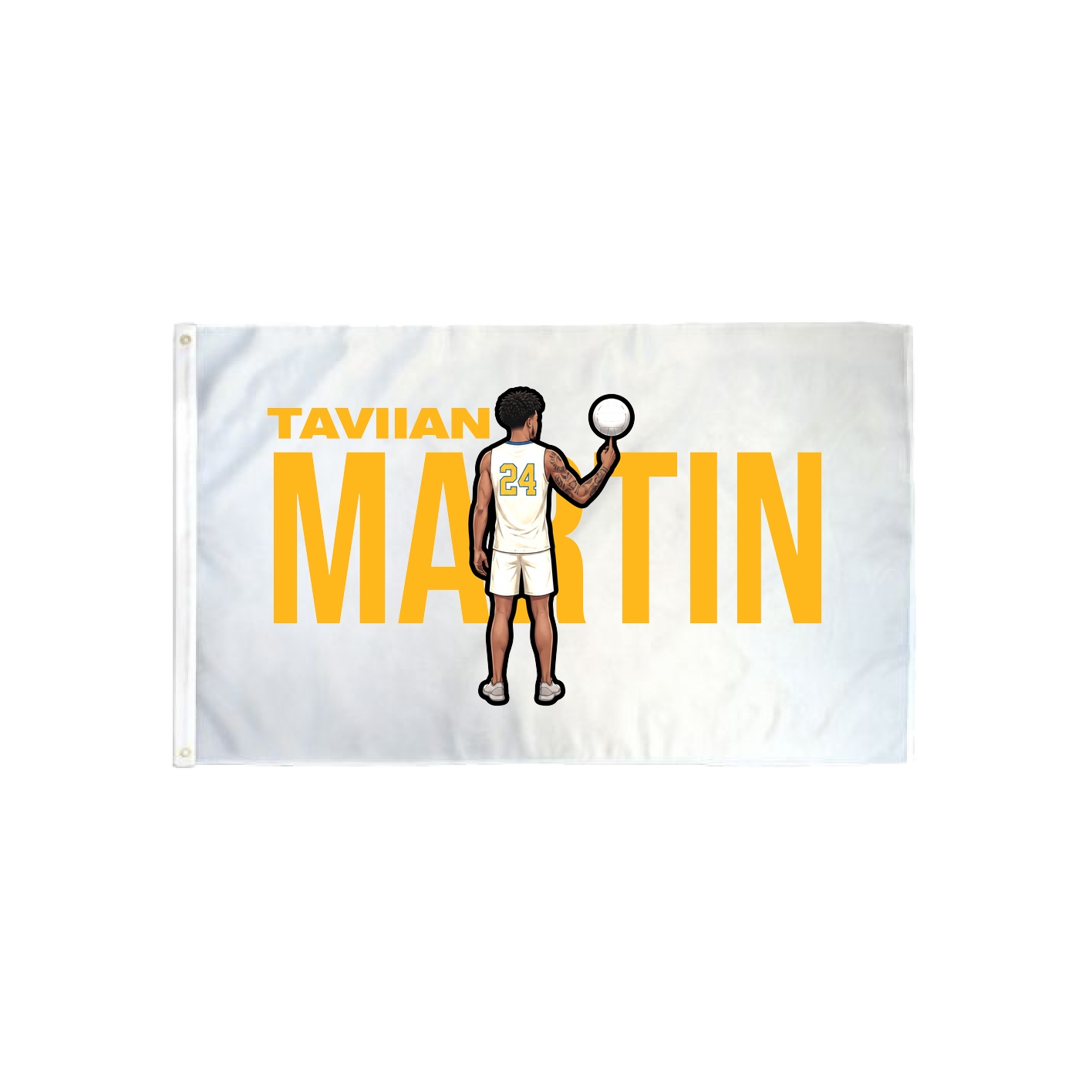 3x5 Flag — Player Name in Classic