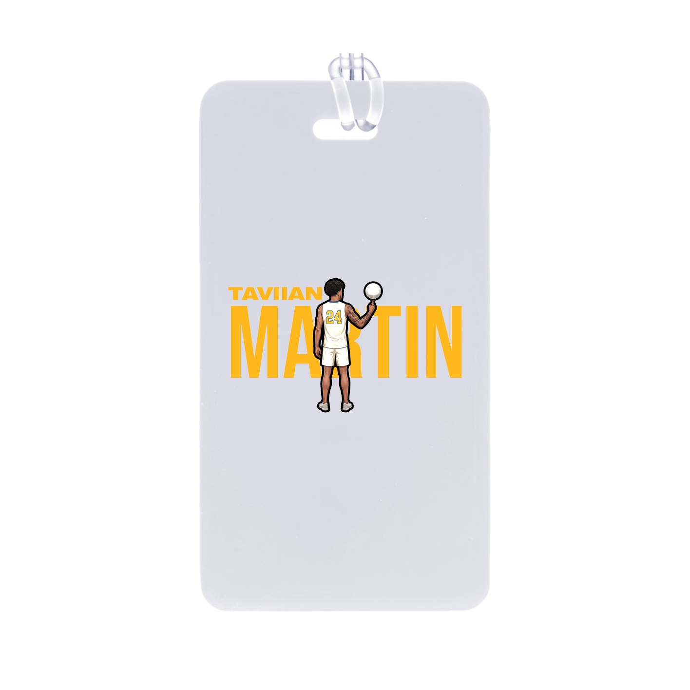 Bag Tag — Player Name in Classic