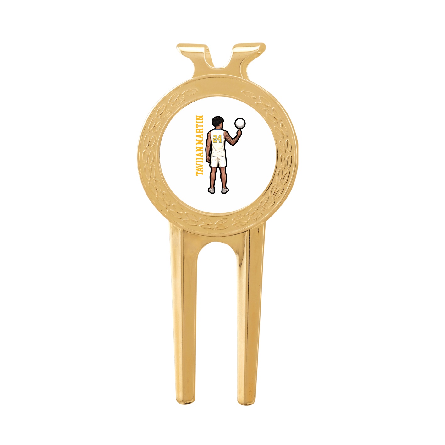 Divot Tool with Ball Marker — Name Vertical in Classic