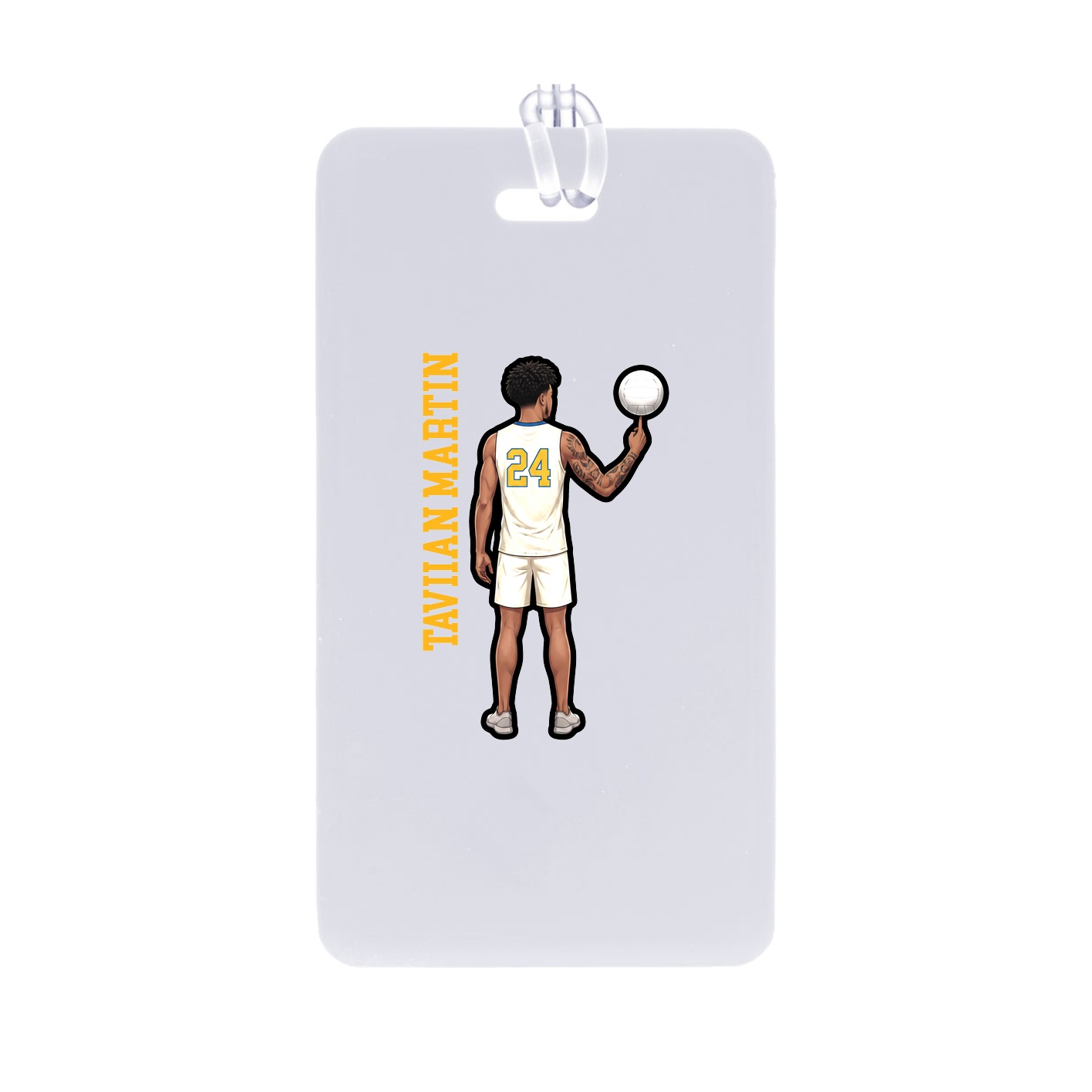 Bag Tag — Name Vertical in Classic