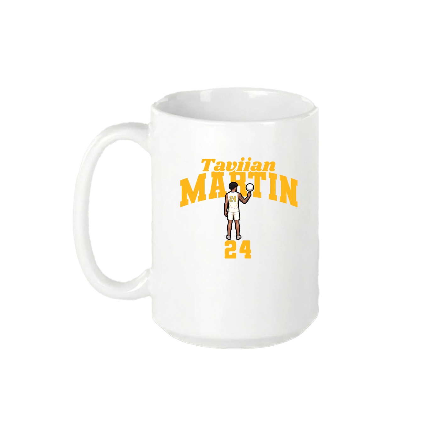 15oz Coffee Mug — Signature Arch in White