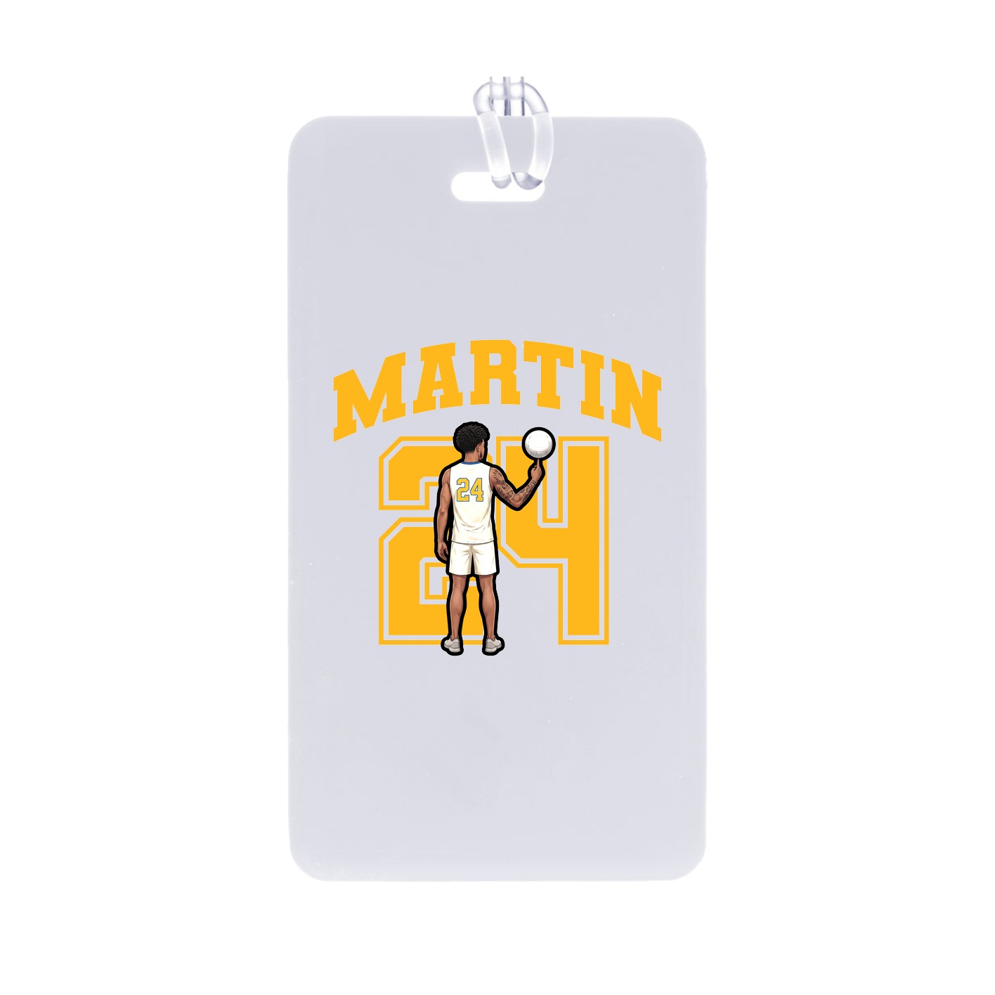 Bag Tag — Number in Classic