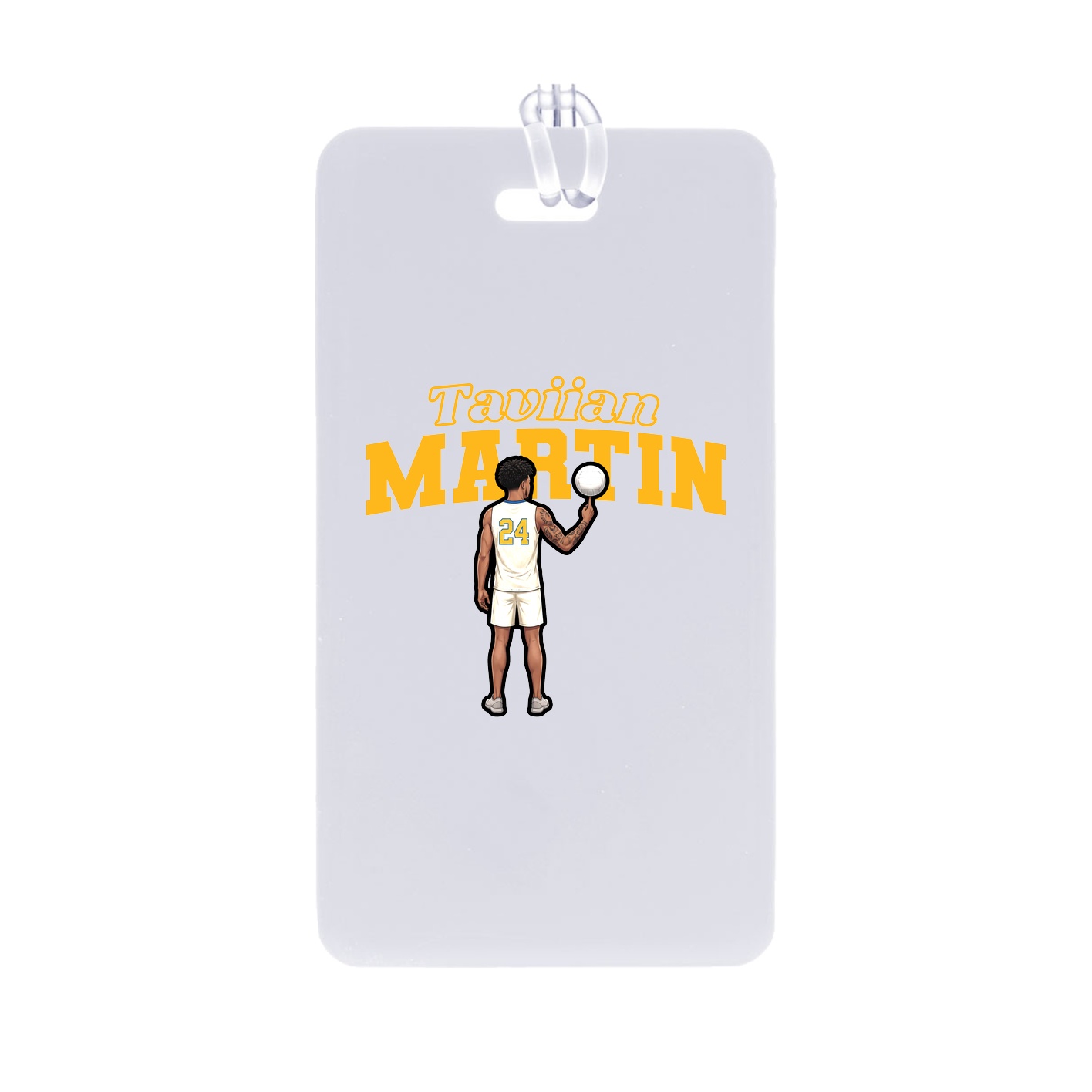 Bag Tag — Name Arch in Classic
