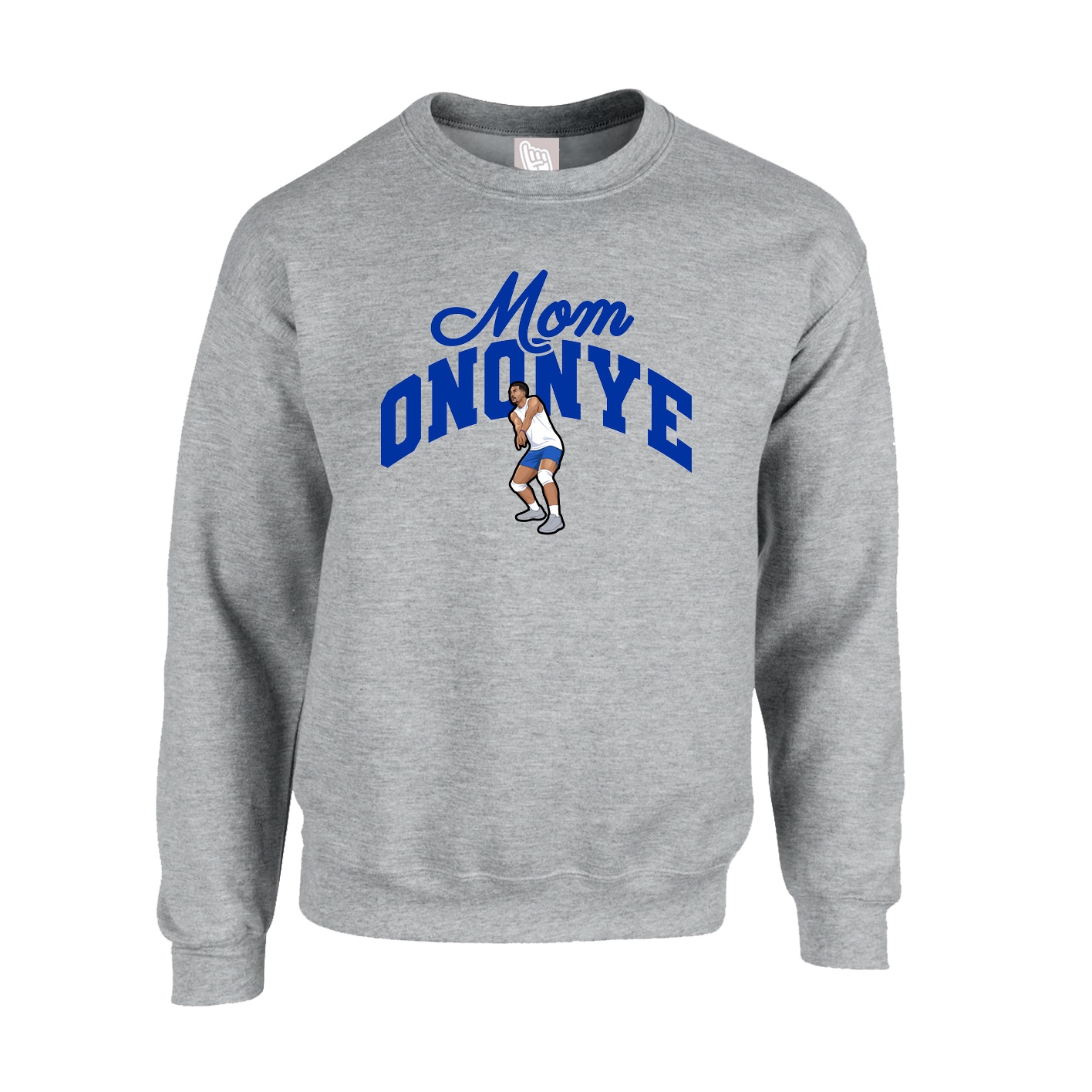 Fleece Crew — Mothers Day Arch in Grey