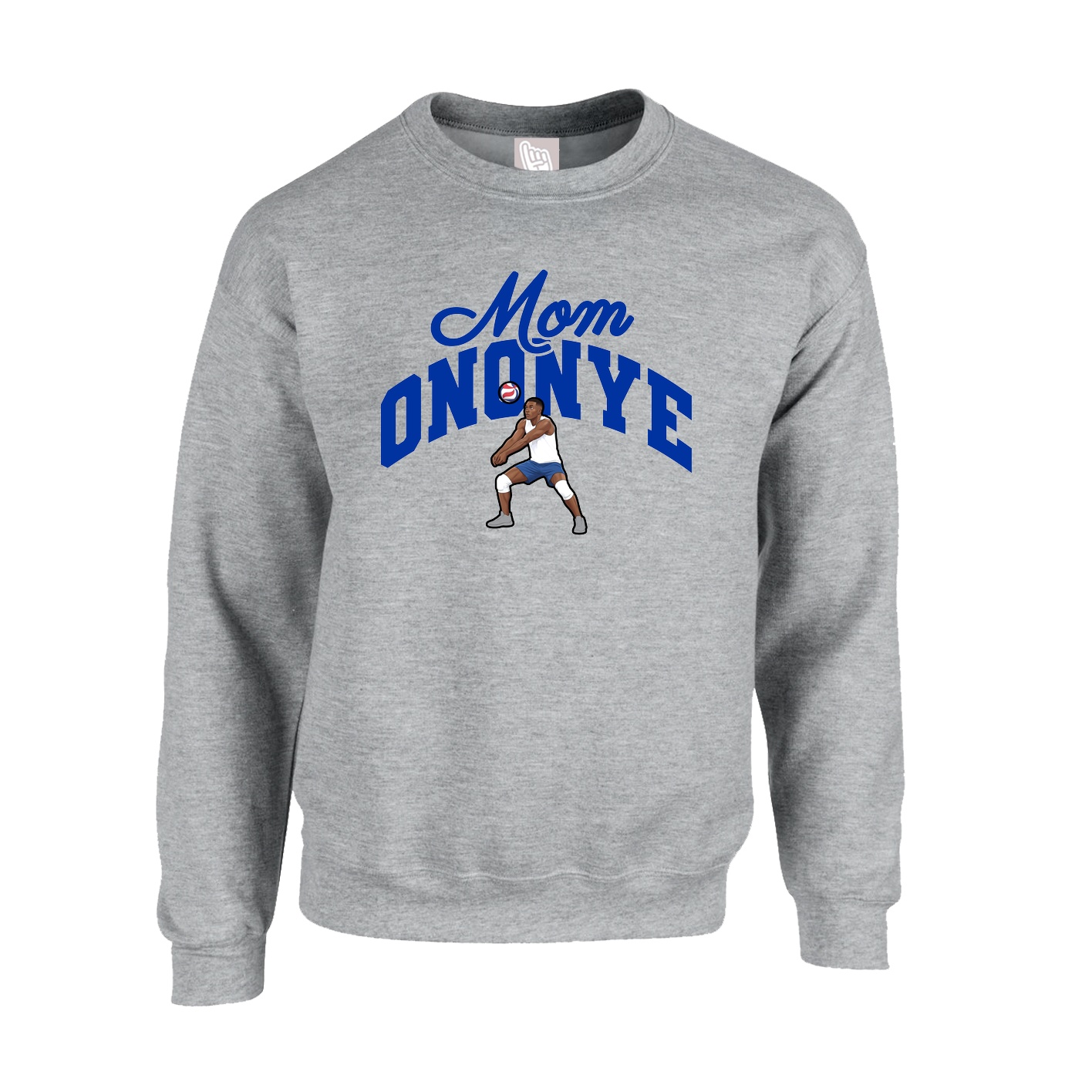 Fleece Crew — Mothers Day Arch in Grey