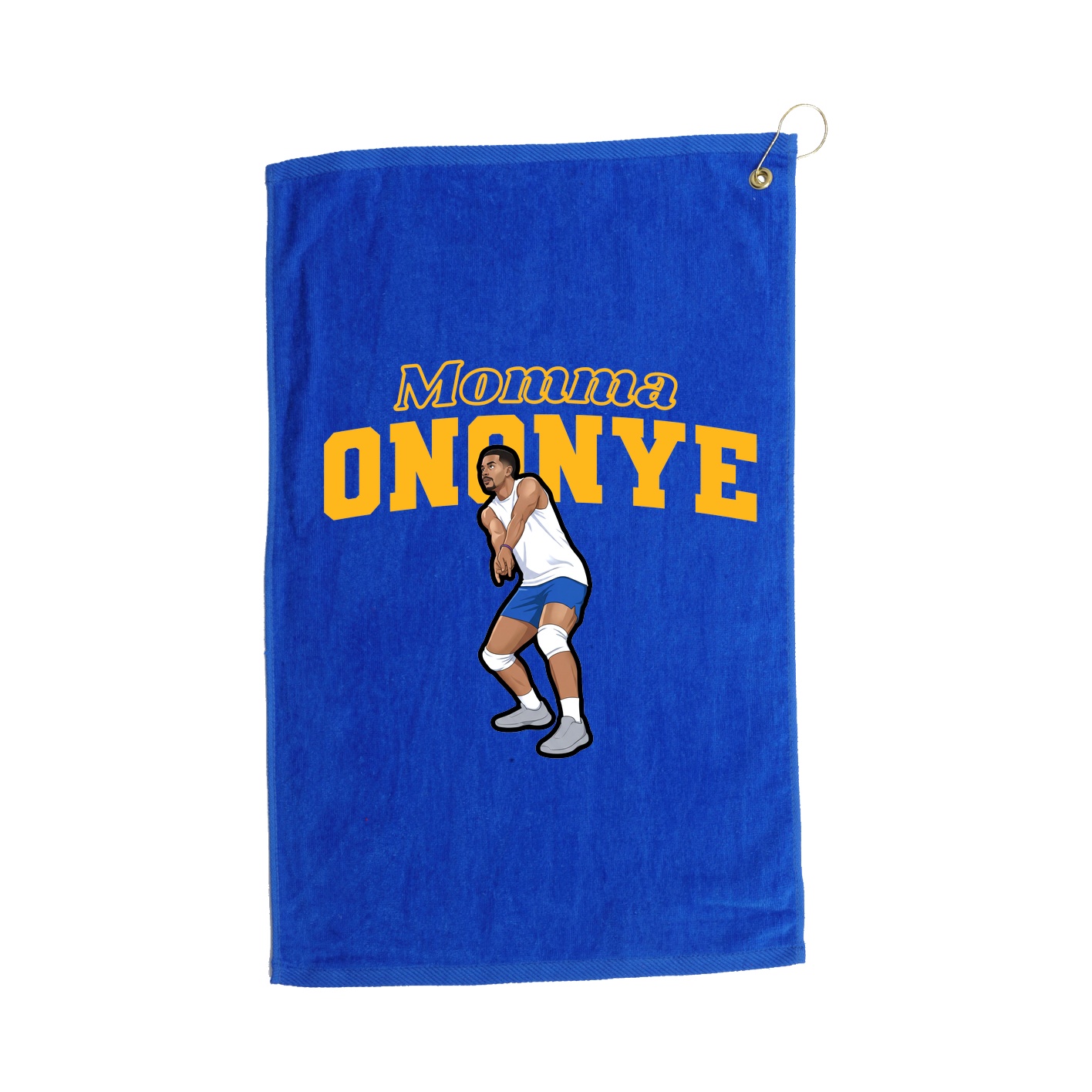 Golf Towel — Mothers Day Block in Royal